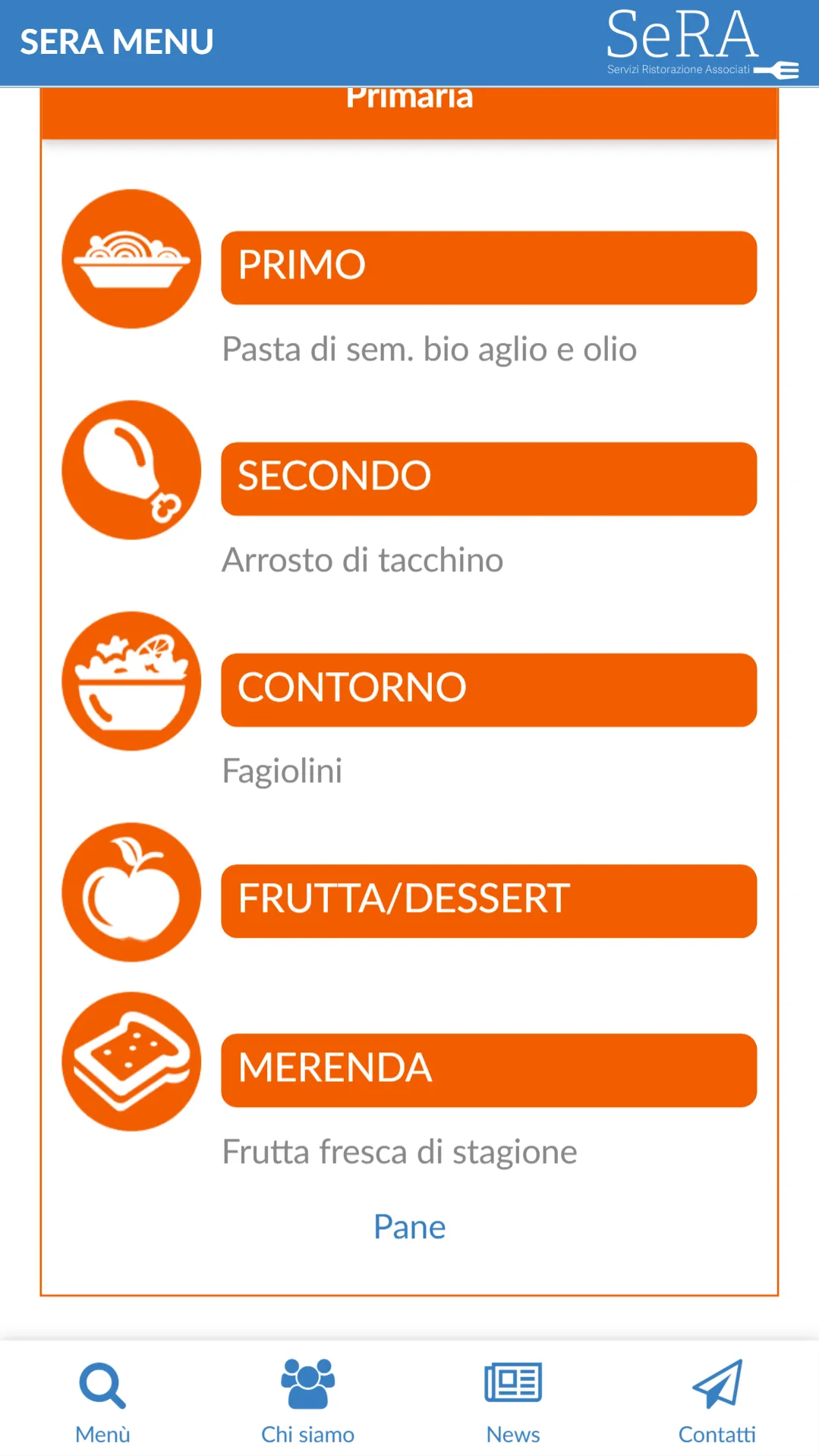 SERA Menu | Indus Appstore | Screenshot