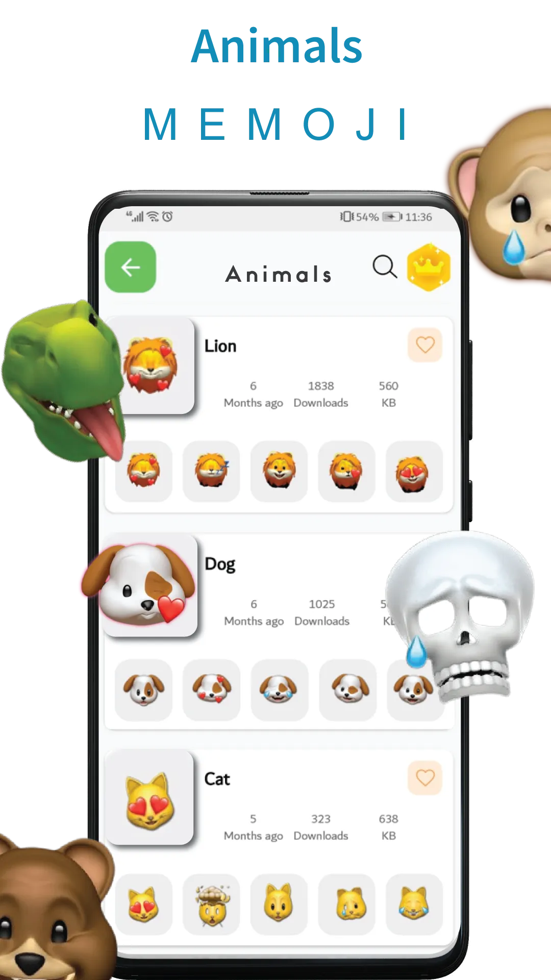 Memoji stickers for WhatsApp | Indus Appstore | Screenshot