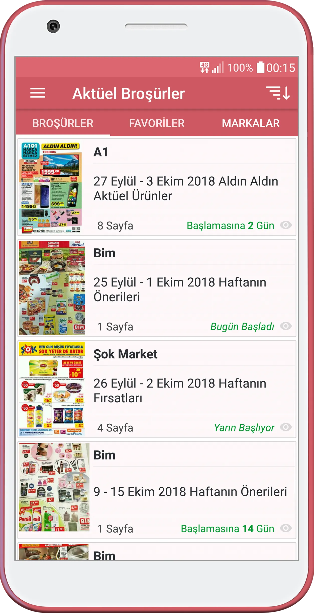 Bim,A101,Şok Market Broşürleri | Indus Appstore | Screenshot