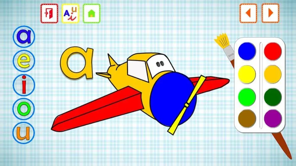 VOWELS FOR KIDS IN SPANISH | Indus Appstore | Screenshot