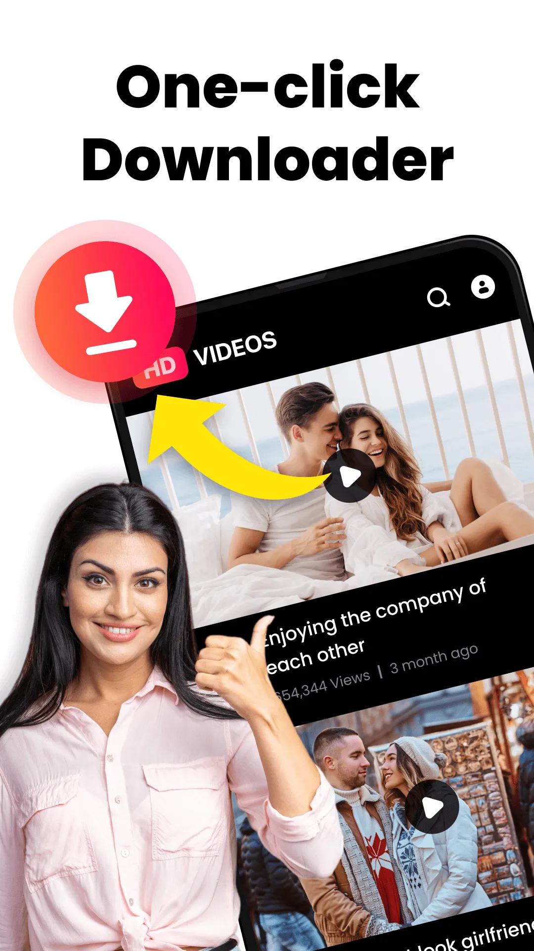 HD Video player & Downloader | Indus Appstore | Screenshot