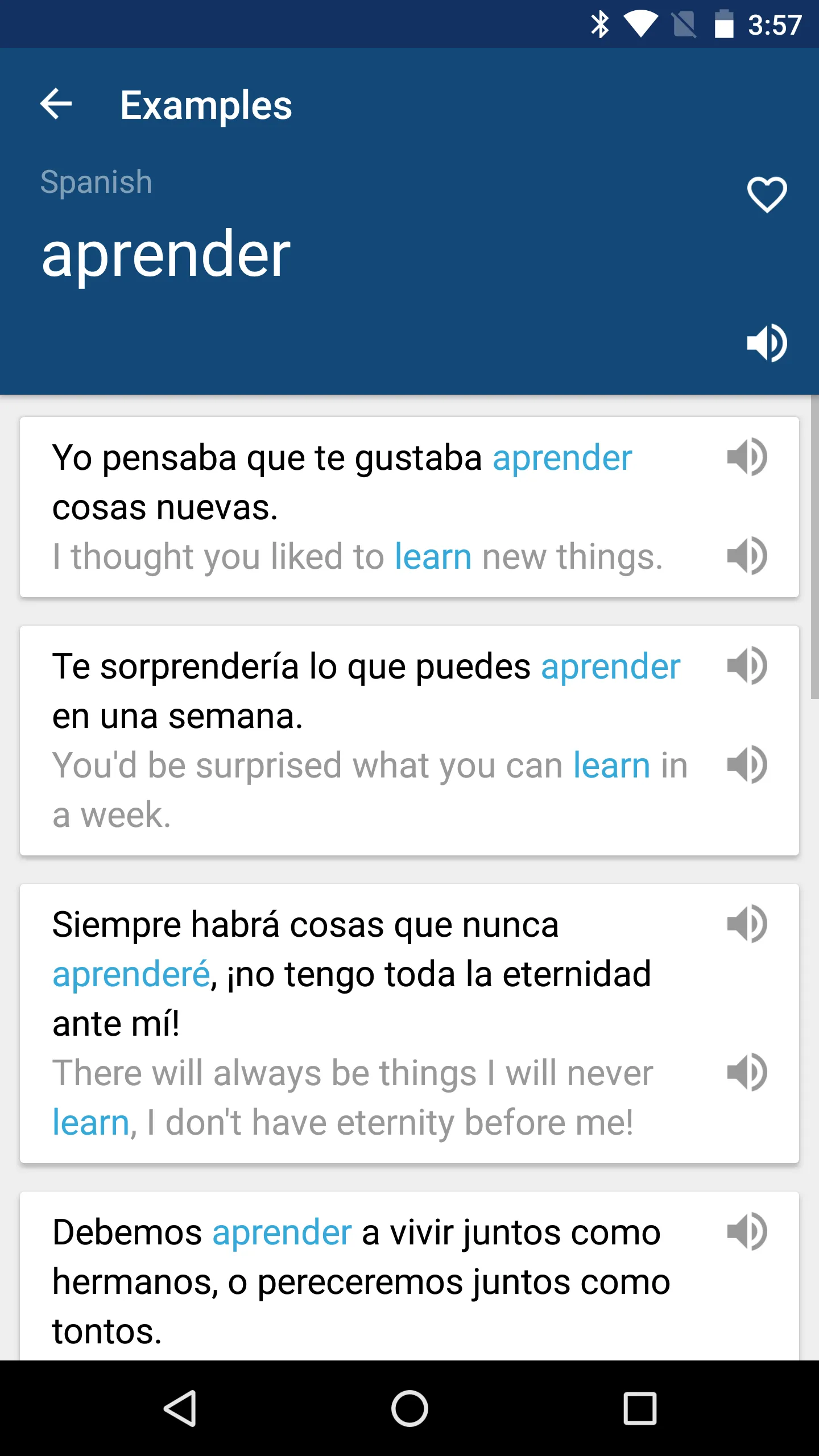 Spanish English Dictionary | Indus Appstore | Screenshot