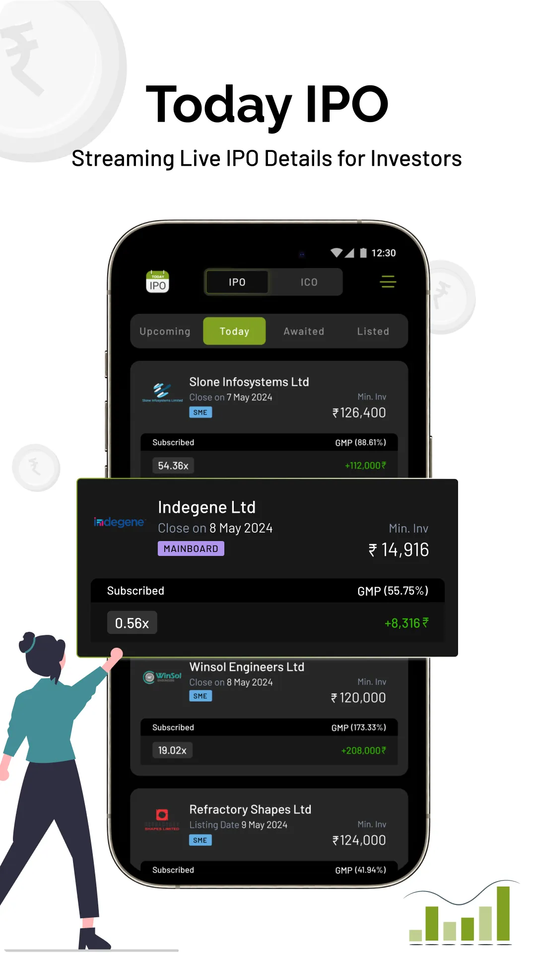 IPO Today : IPO & Crypto ICO | Indus Appstore | Screenshot