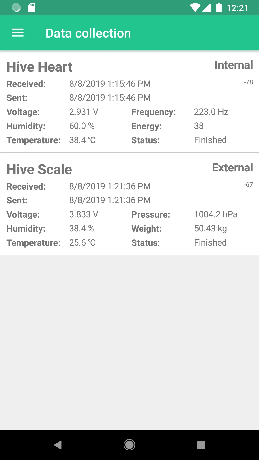 Bee Hive Monitoring Gateway | Indus Appstore | Screenshot