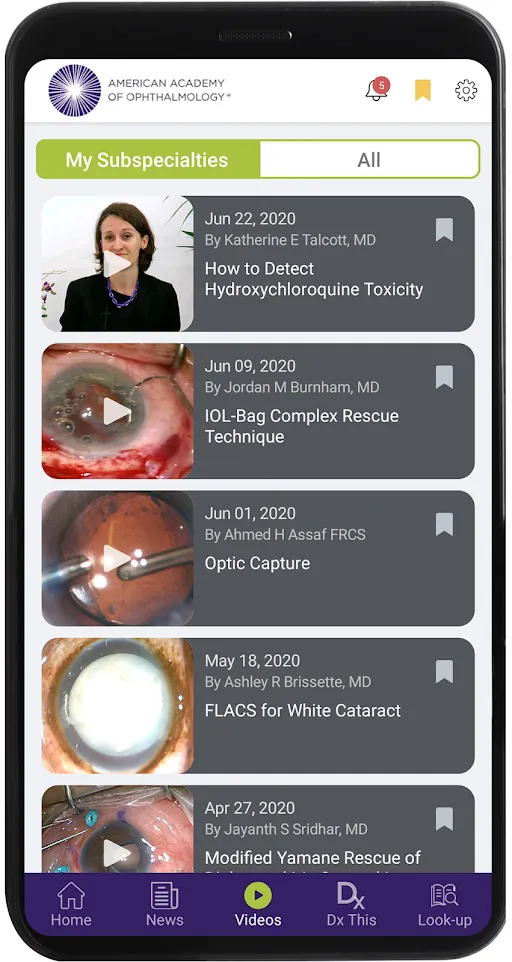 AAO Ophthalmic Education | Indus Appstore | Screenshot