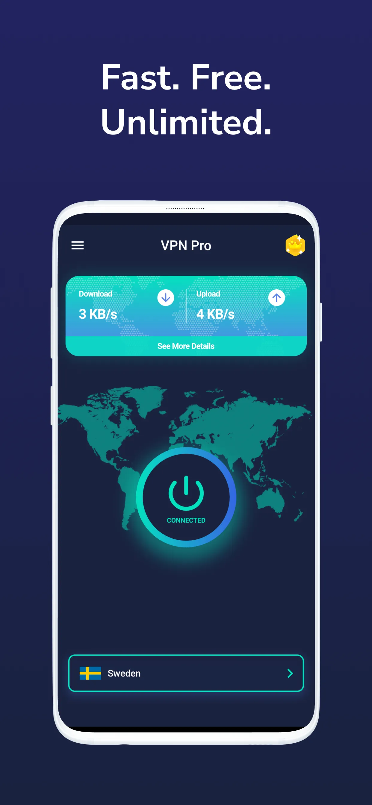VPN Pro - Fast & Secure VPN | Indus Appstore | Screenshot