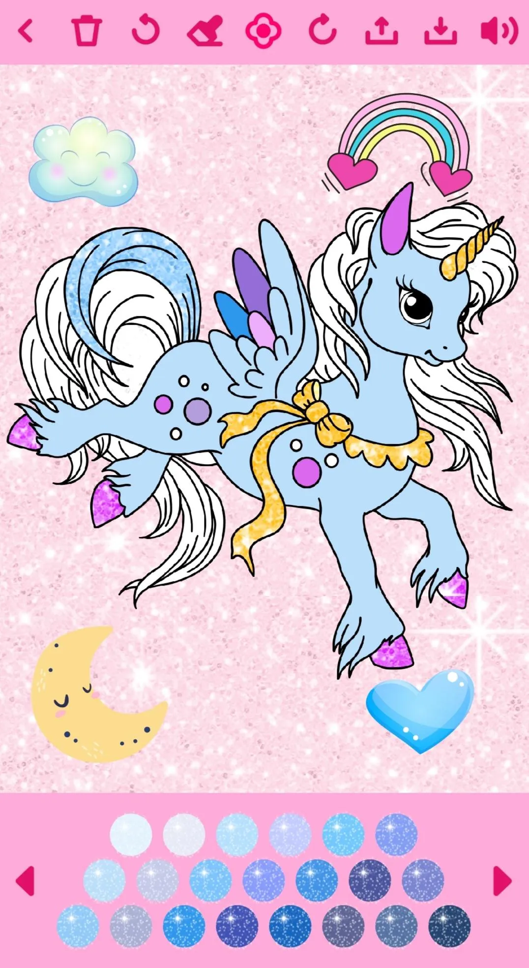 Unicorn Coloring Book | Indus Appstore | Screenshot