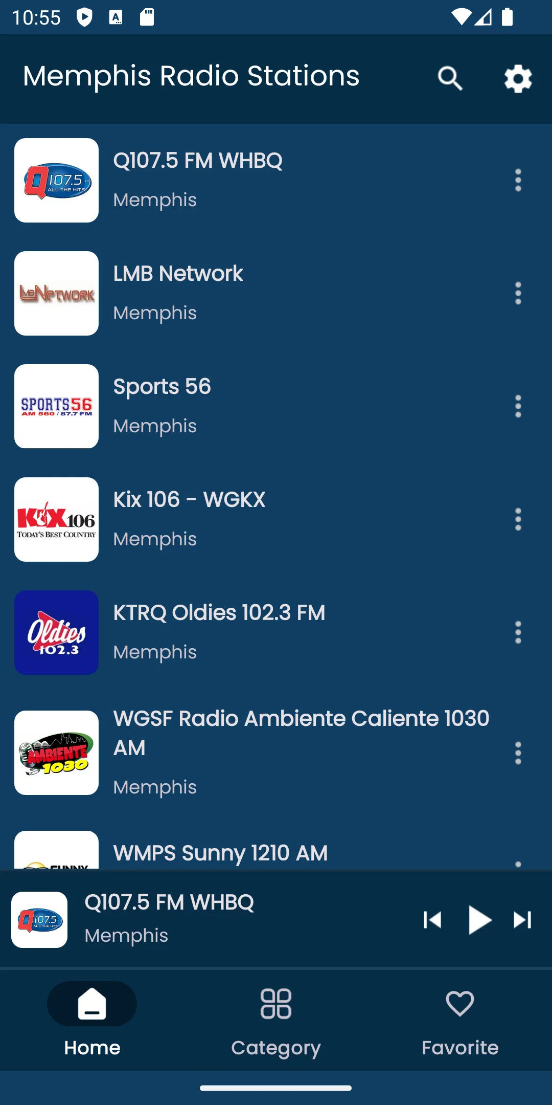 Radios from Memphis | Indus Appstore | Screenshot