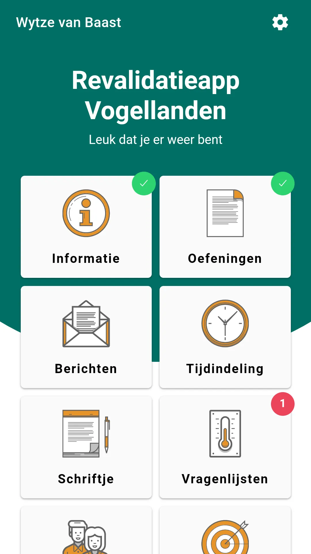 Revalidatie App Vogellanden | Indus Appstore | Screenshot