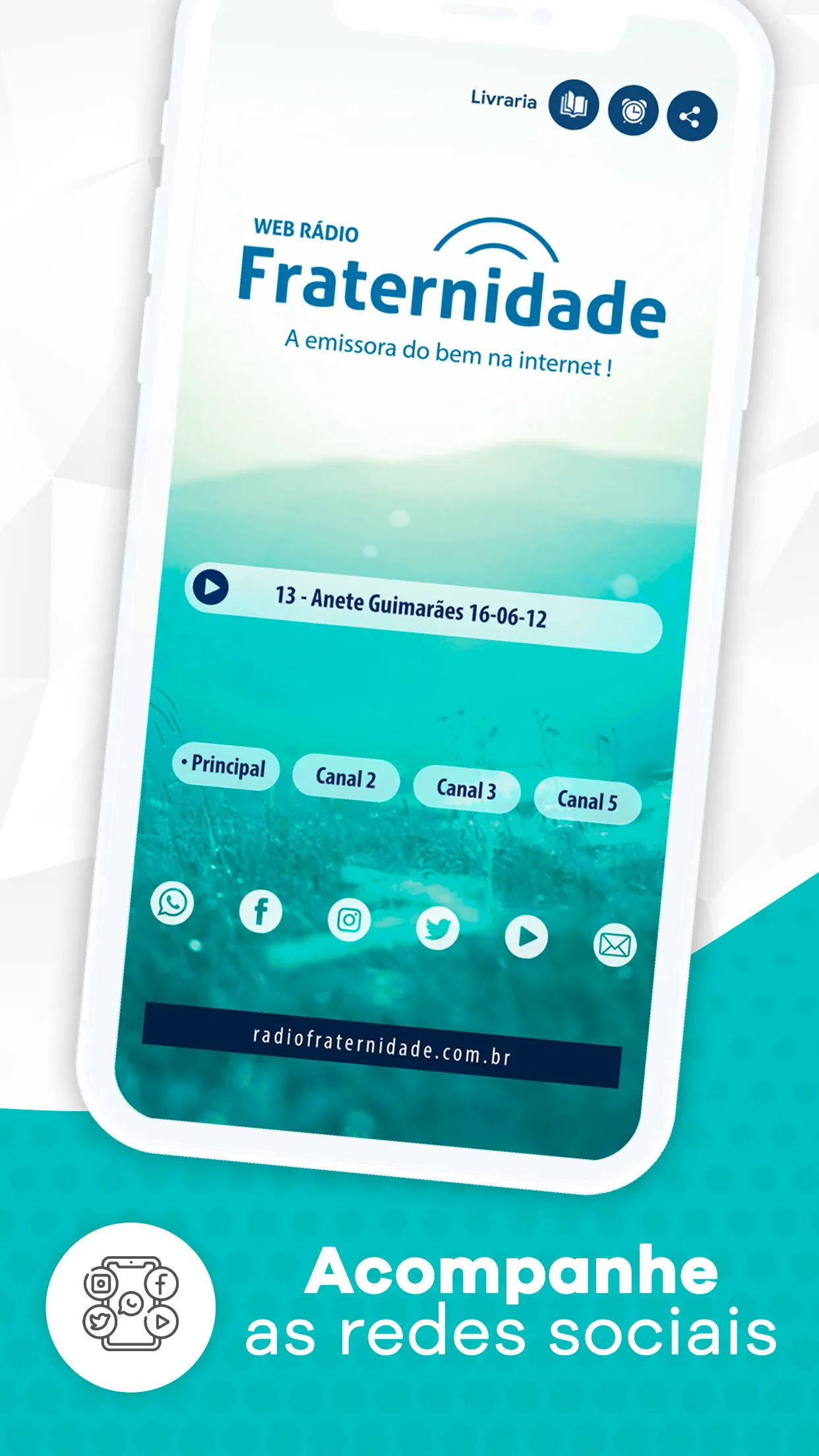 Web Radio Fraternidade | Indus Appstore | Screenshot