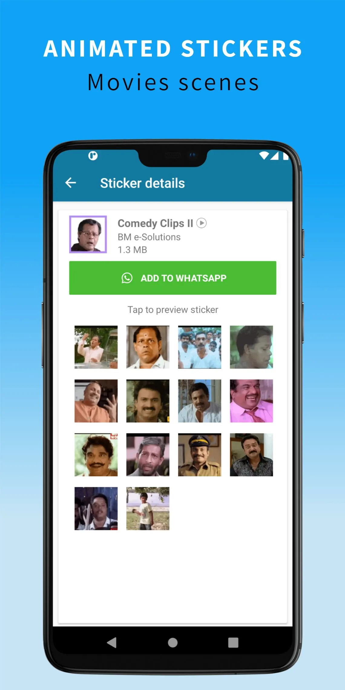 Malayalam Animated Stickers | Indus Appstore | Screenshot