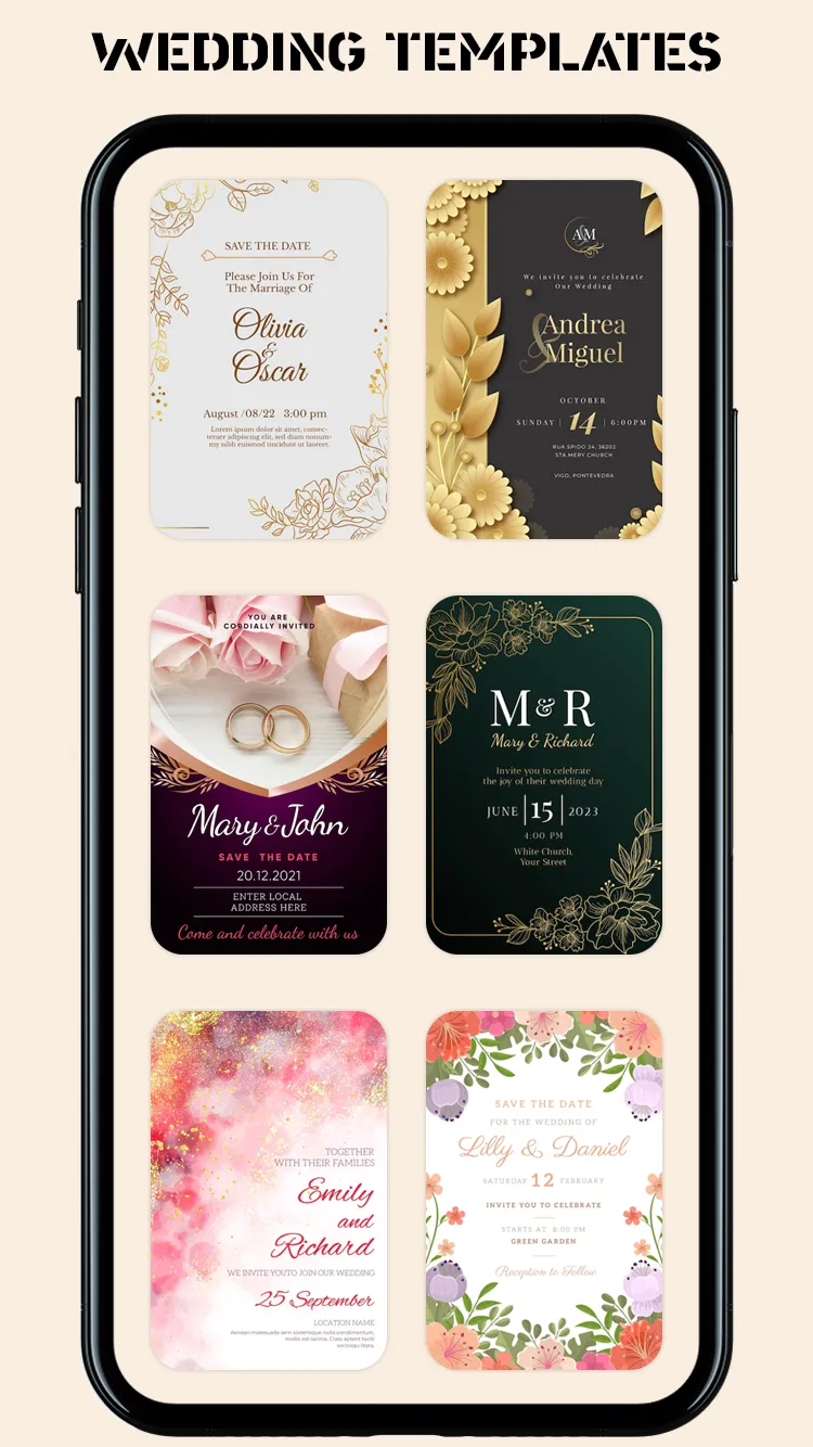 Wedding Invitation Card Maker | Indus Appstore | Screenshot