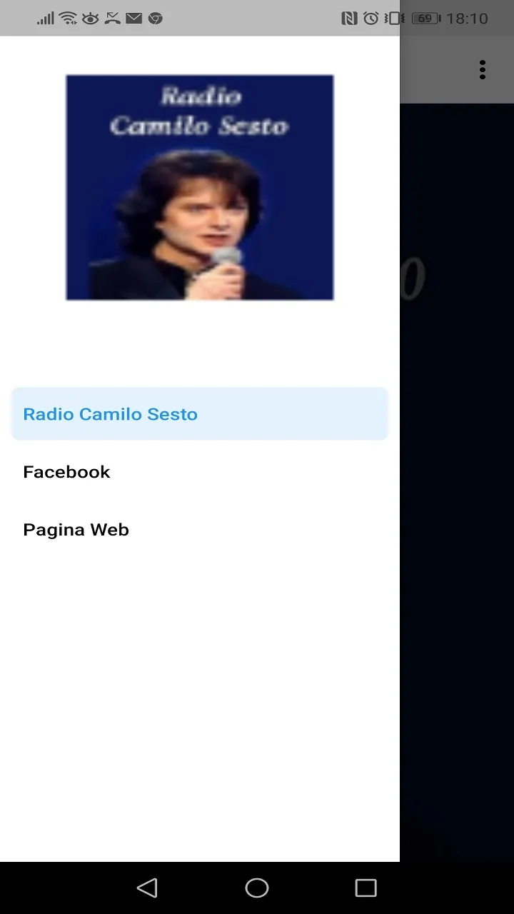 Radio Camilo Sesto | Indus Appstore | Screenshot