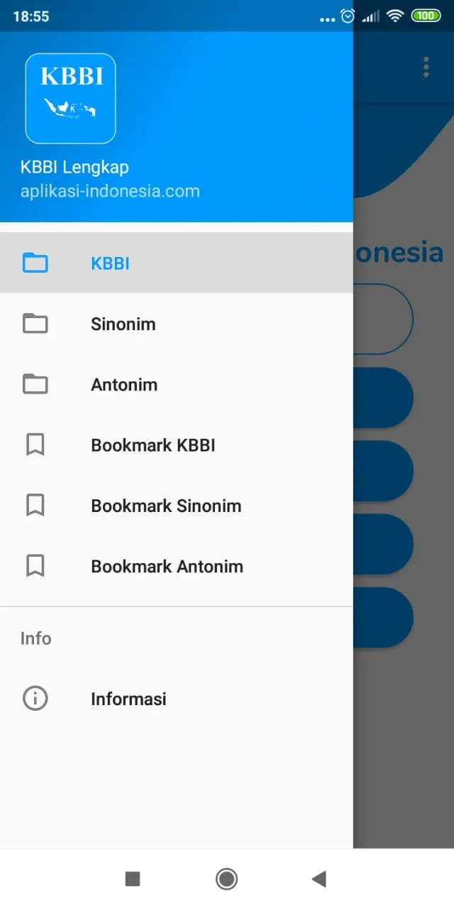 KBBI Lengkap, Antonim, Sinonim | Indus Appstore | Screenshot