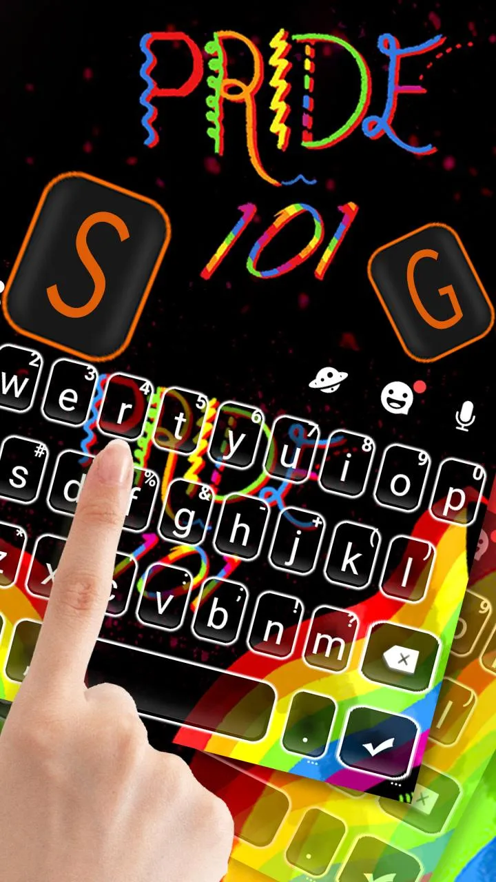 Rainbow Pride Keyboard Theme | Indus Appstore | Screenshot