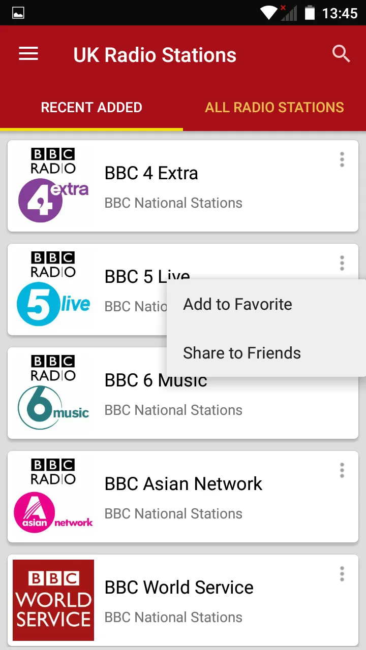 UK Radio Stations | Indus Appstore | Screenshot