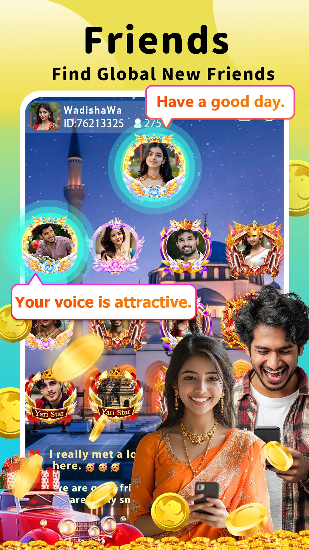 Yari-Voice Chat Party | Indus Appstore | Screenshot