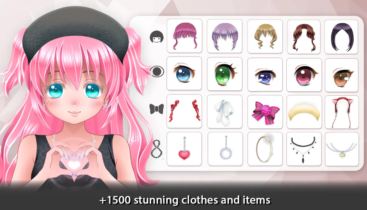 Anime Avatar Character Maker | Indus Appstore | Screenshot