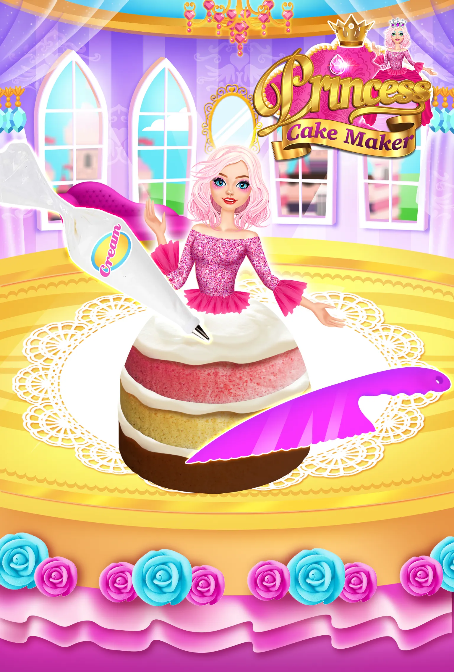 Rainbow Princess Cake Maker | Indus Appstore | Screenshot