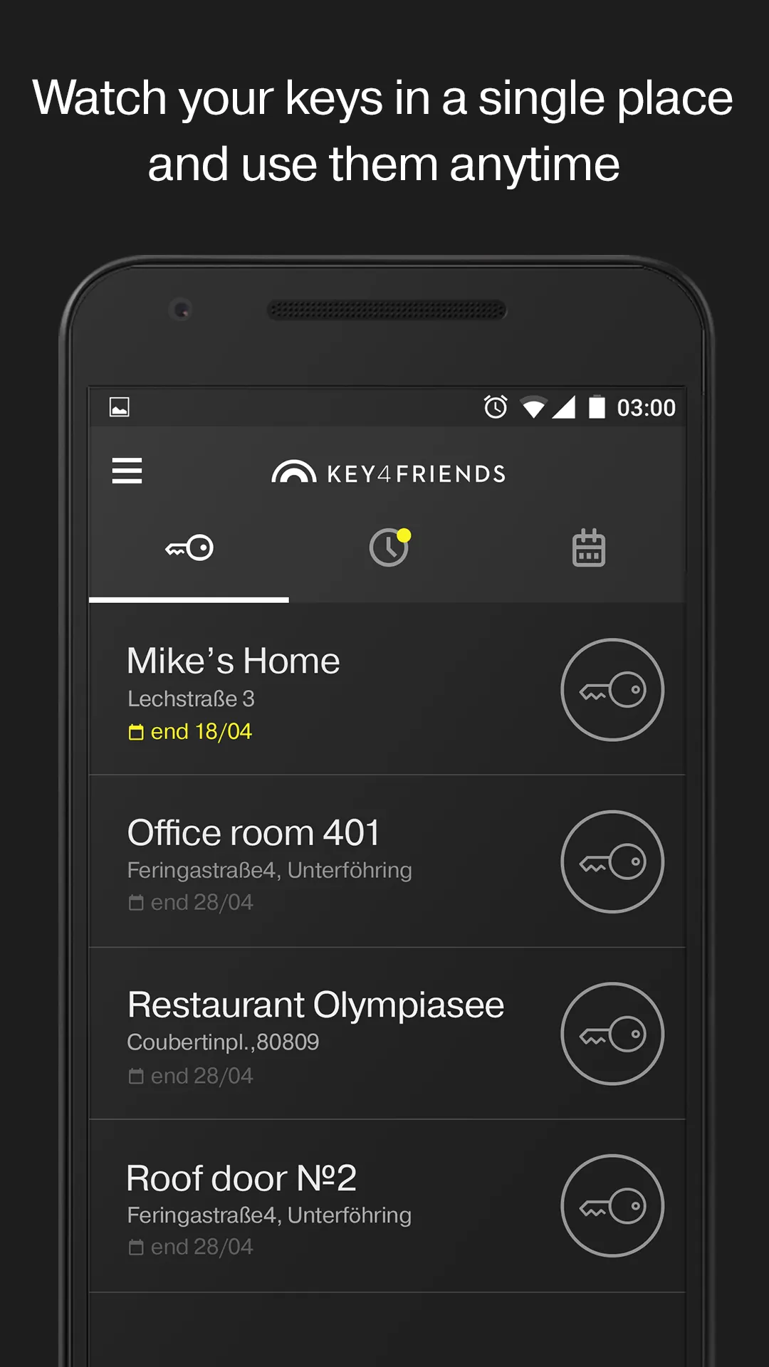 SimonsVoss Key4Friends | Indus Appstore | Screenshot