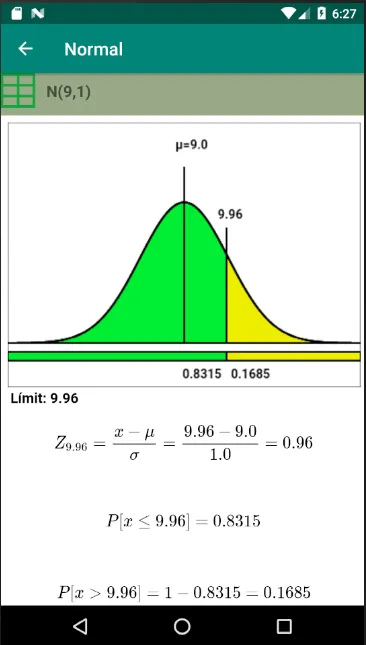 Distribució Normal | Indus Appstore | Screenshot