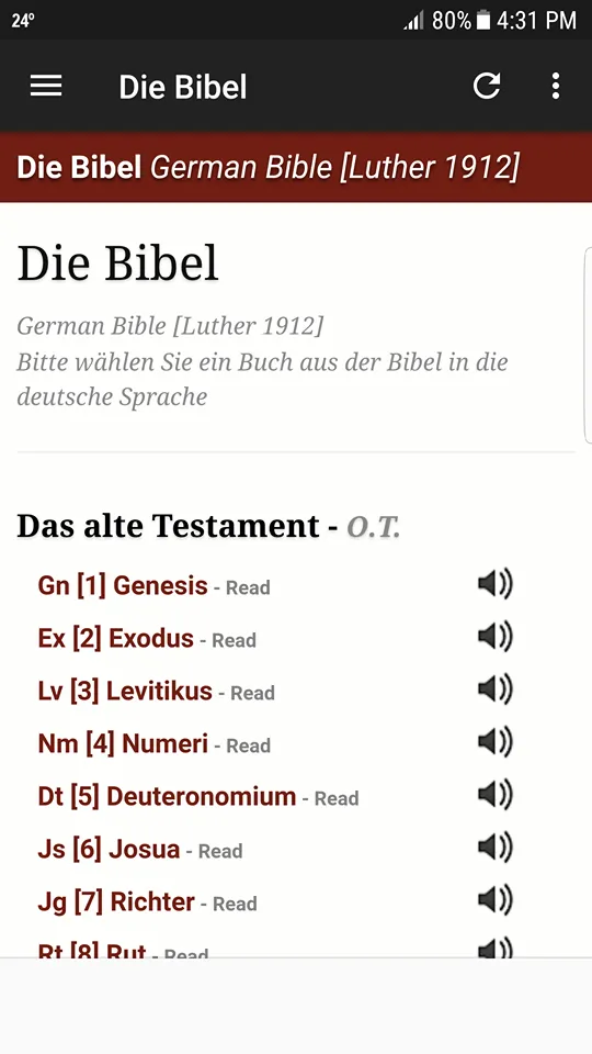 German Luther Bible | Indus Appstore | Screenshot