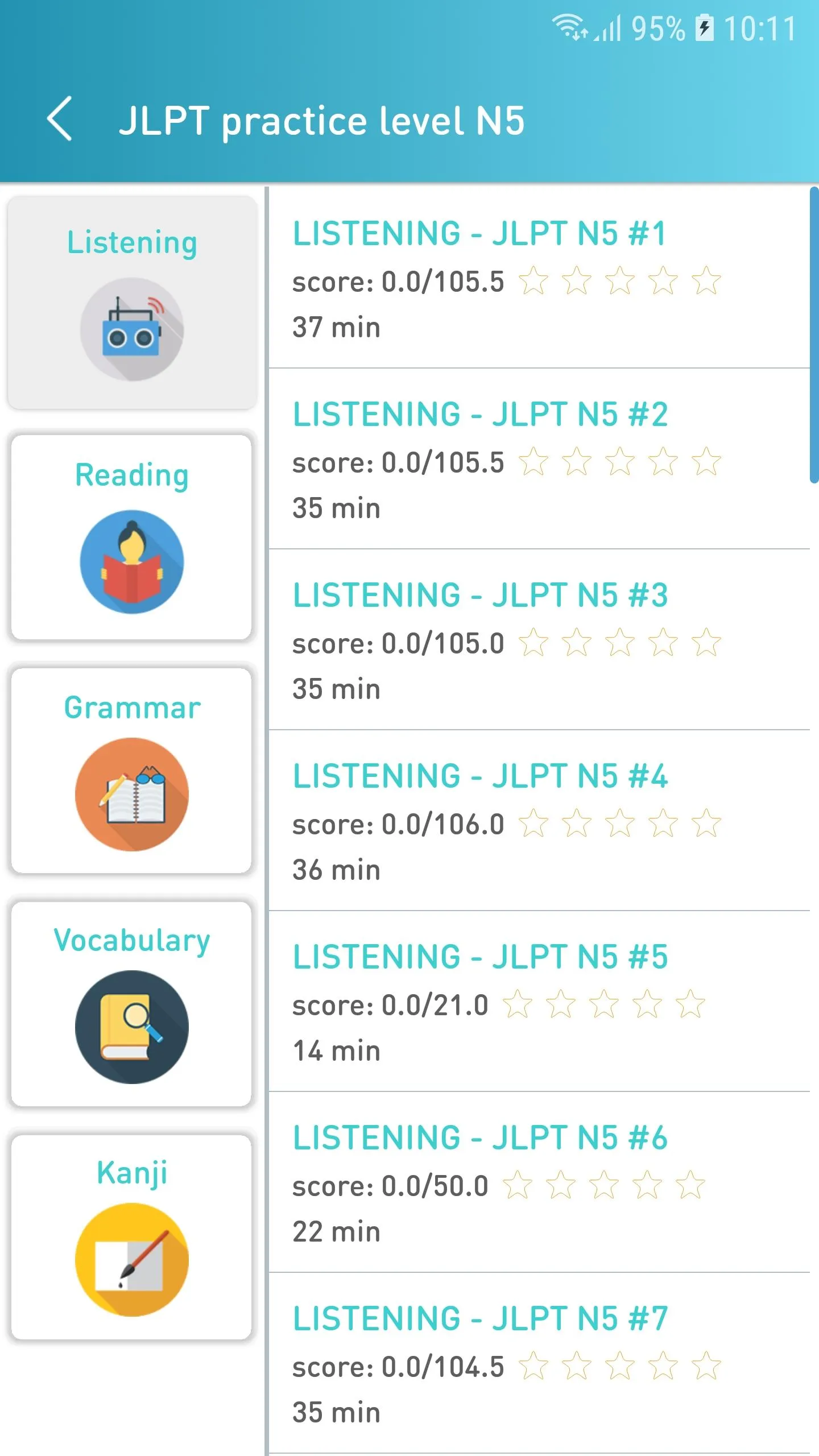 JLPT Test: N5 - N1 | Indus Appstore | Screenshot