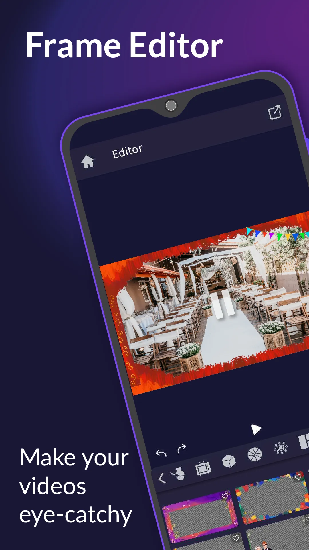 Video Frame Maker Video Editor | Indus Appstore | Screenshot