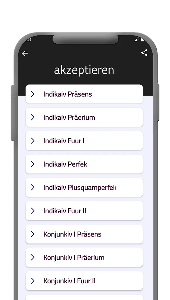 Deutsche Verben konjugation | Indus Appstore | Screenshot