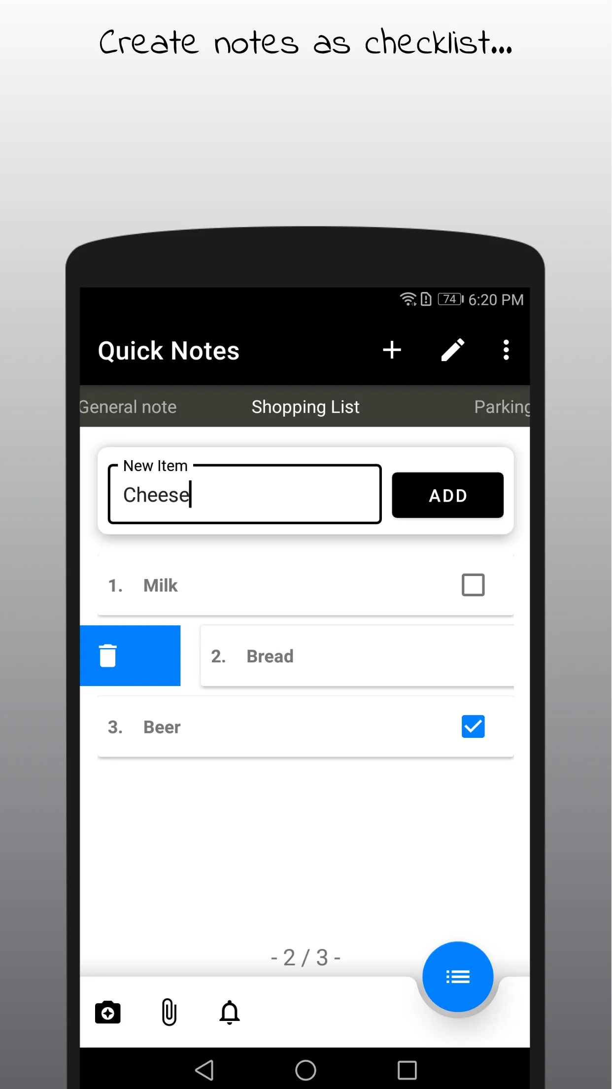 Quick Notes Legacy | Indus Appstore | Screenshot