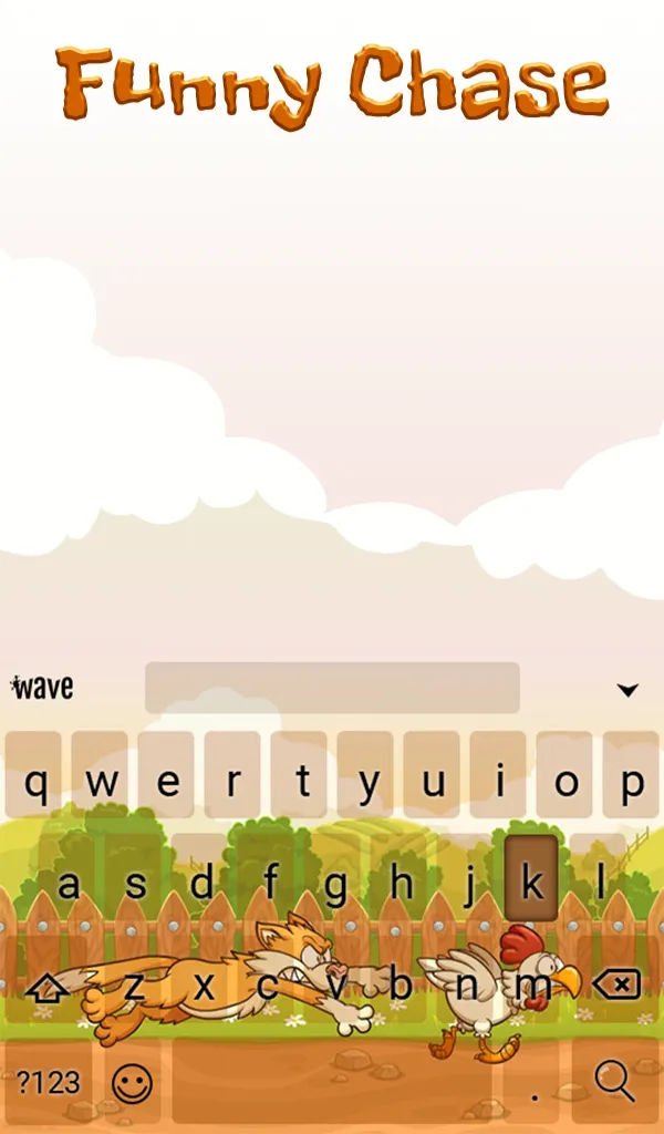 Funny Chase Animated Keyboard | Indus Appstore | Screenshot