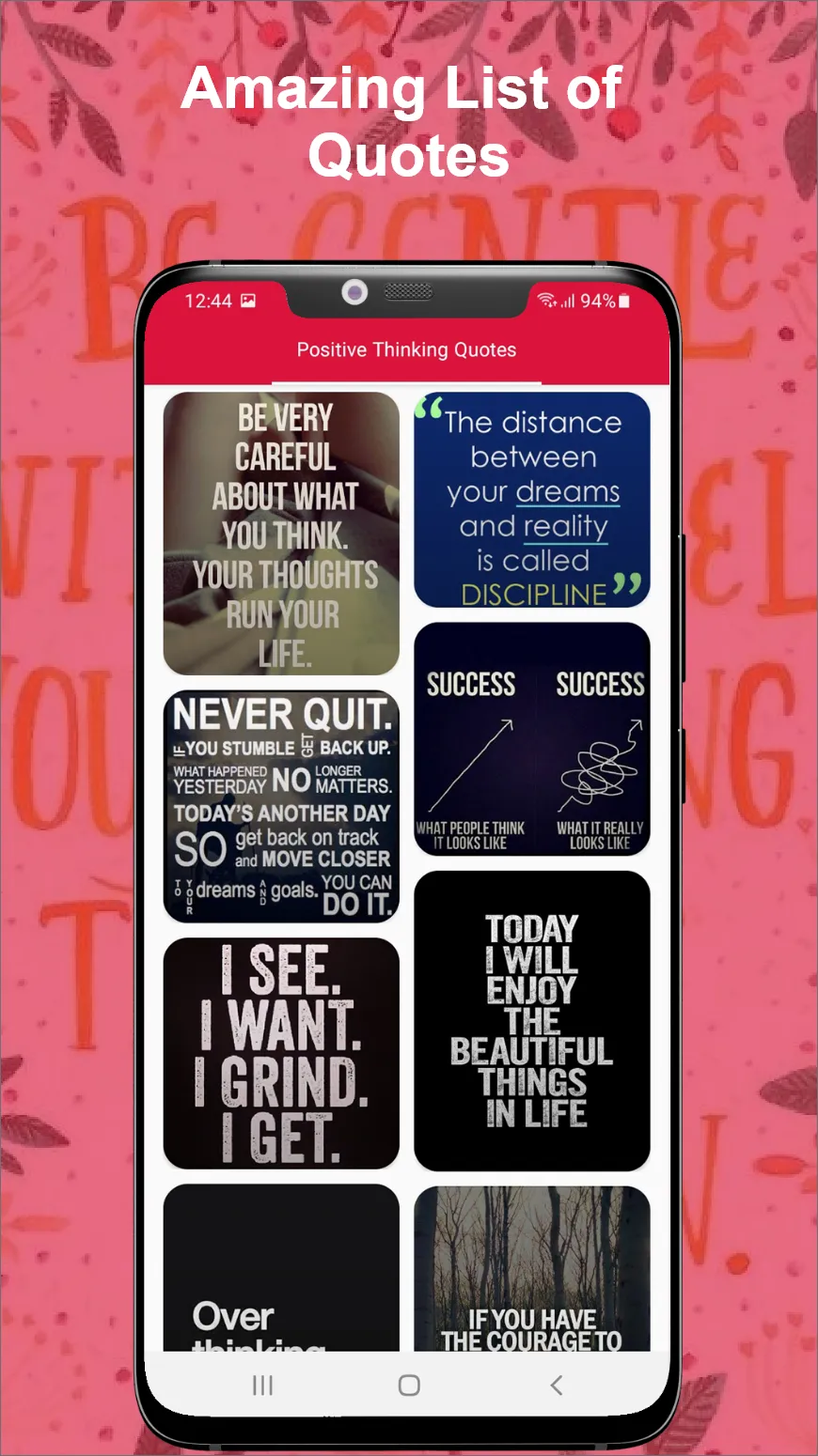 How to Think Positive Quotes | Indus Appstore | Screenshot