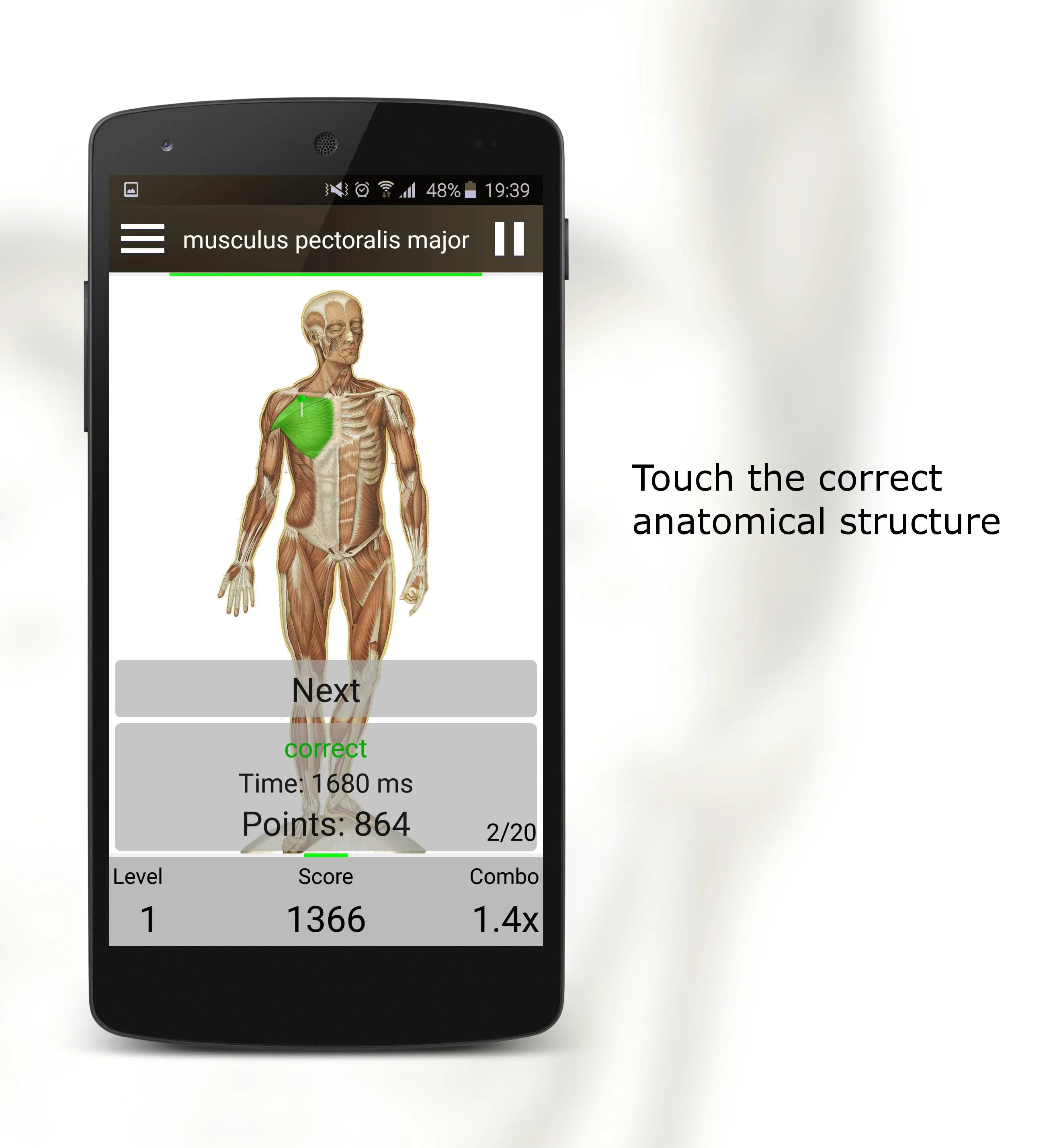 Anatomy Quiz | Indus Appstore | Screenshot