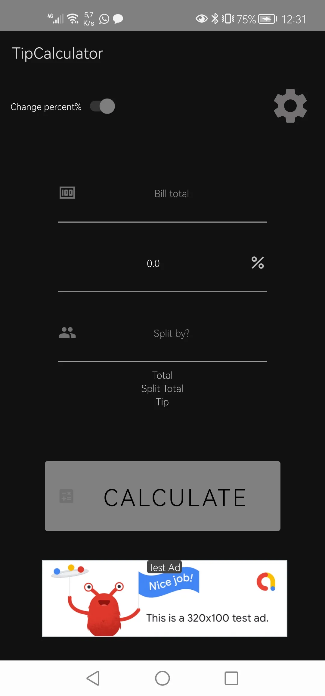 TipCalculator | Indus Appstore | Screenshot