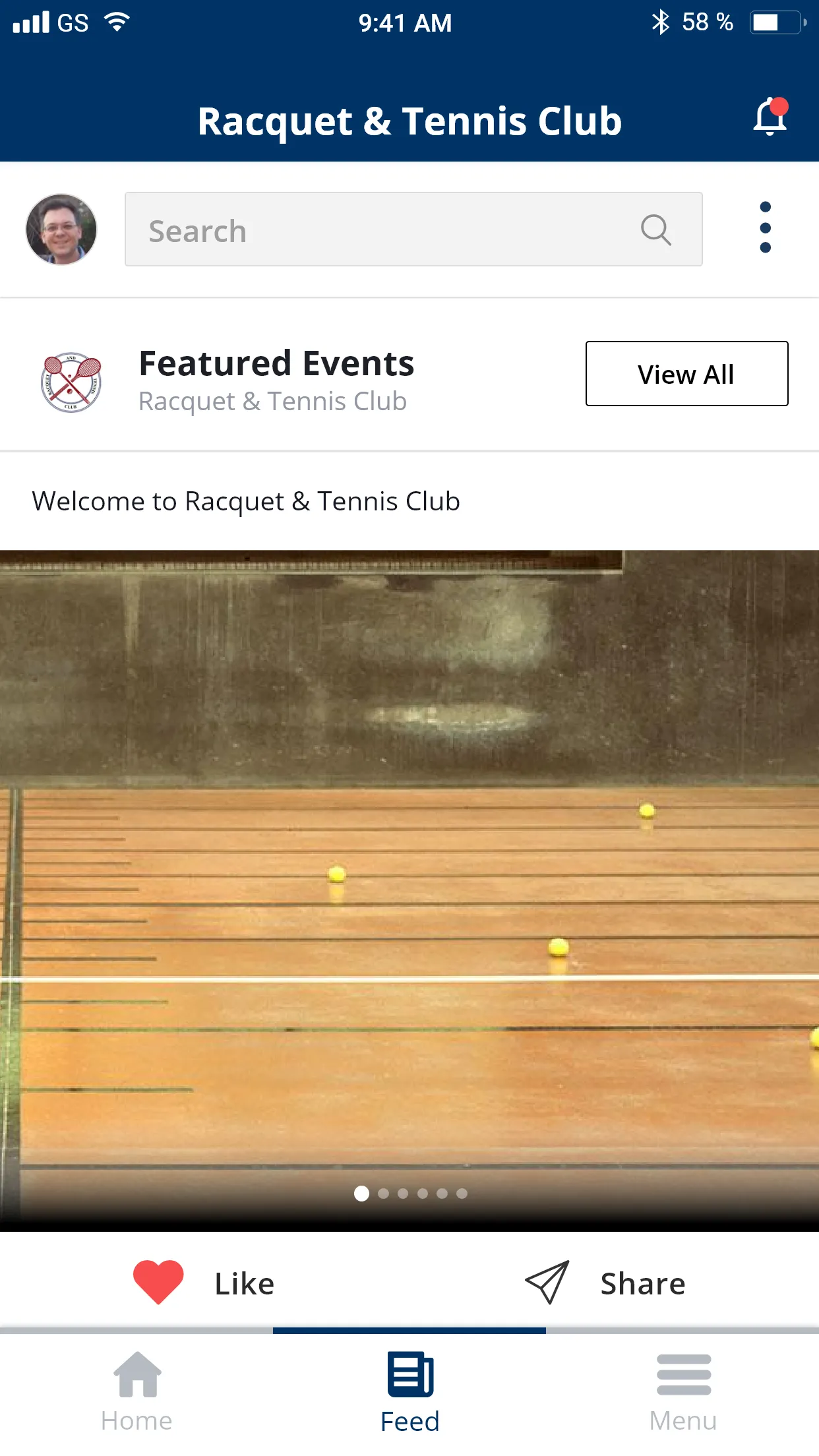 Racquet and Tennis Club | Indus Appstore | Screenshot