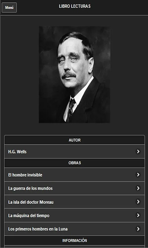 H.G. Wells - ciencia ficción | Indus Appstore | Screenshot