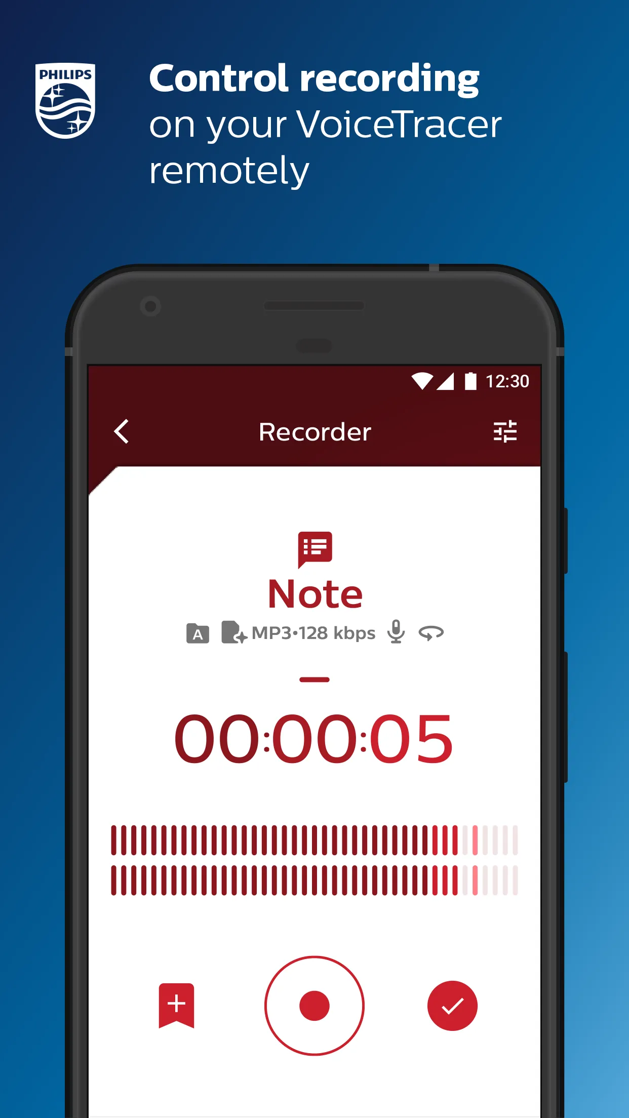 Philips VoiceTracer | Indus Appstore | Screenshot