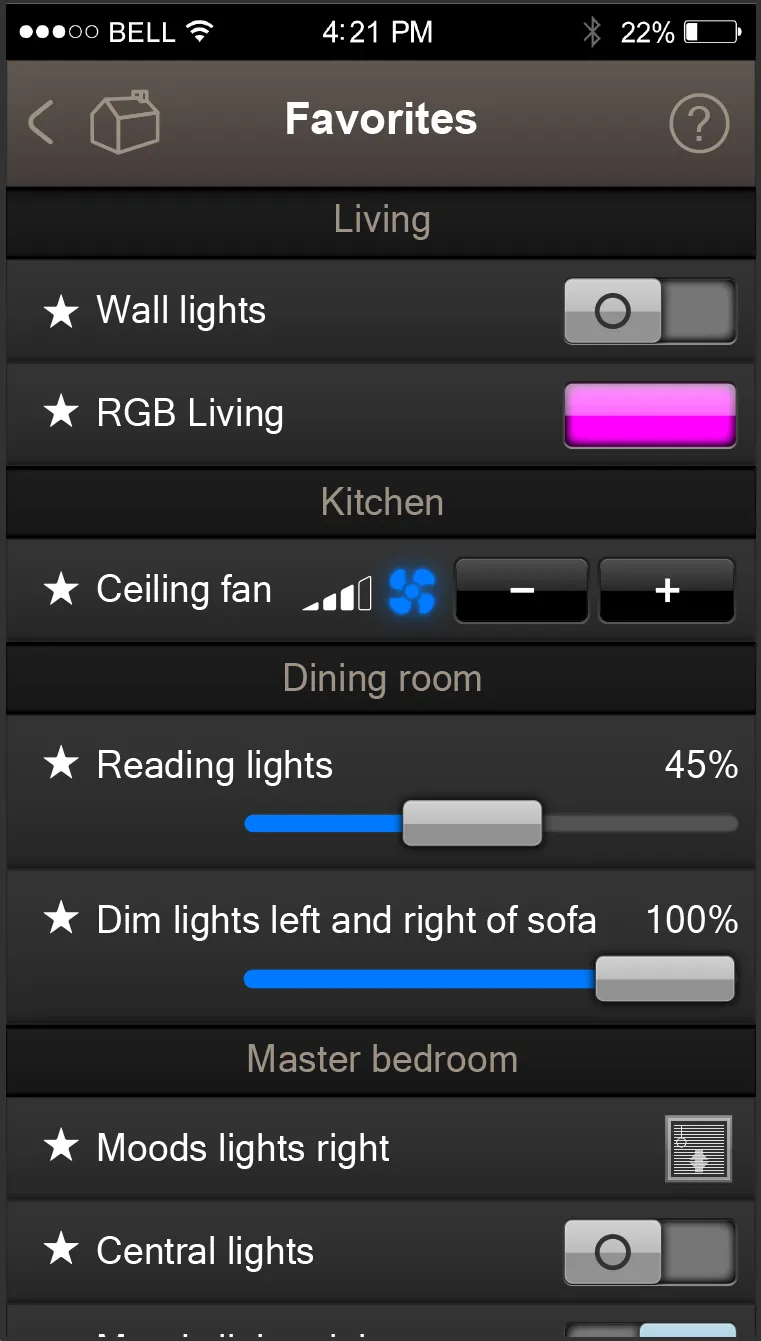 TELETASK iSGUI V2.6 | Indus Appstore | Screenshot