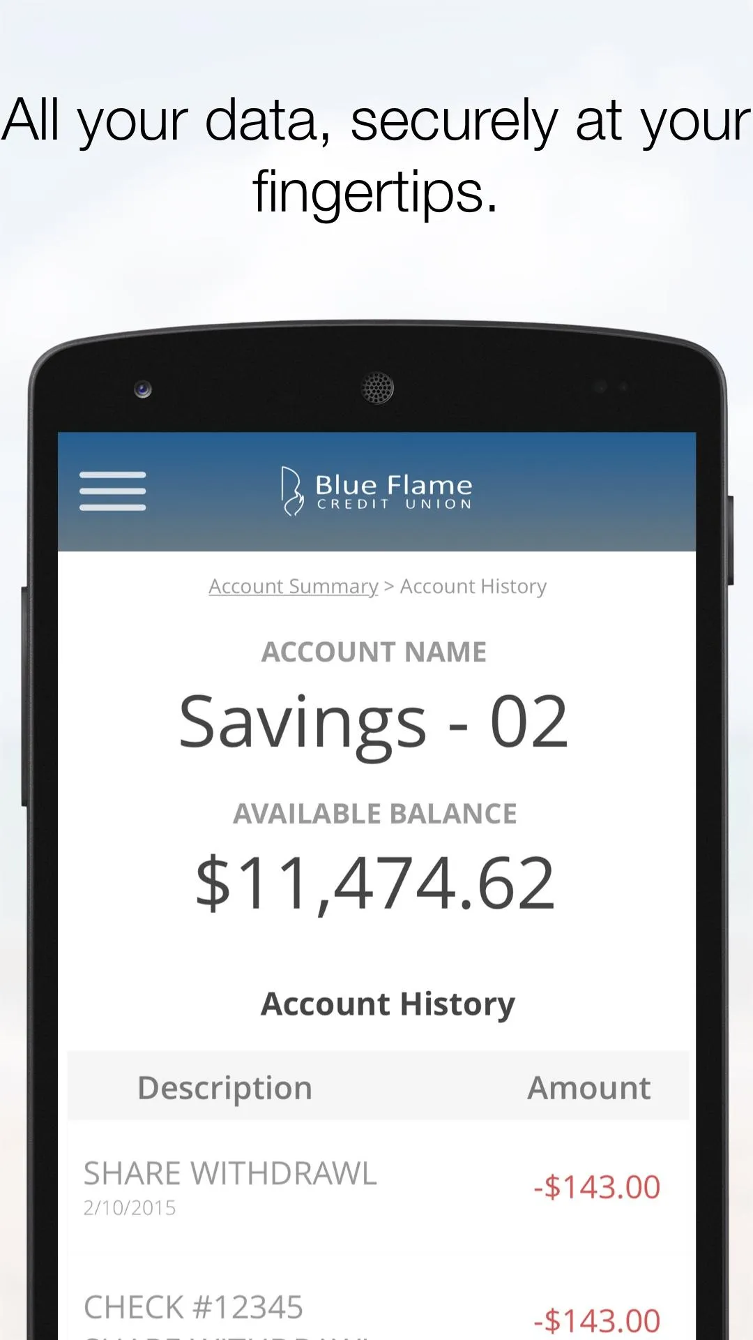 Blue Flame Member.Net | Indus Appstore | Screenshot