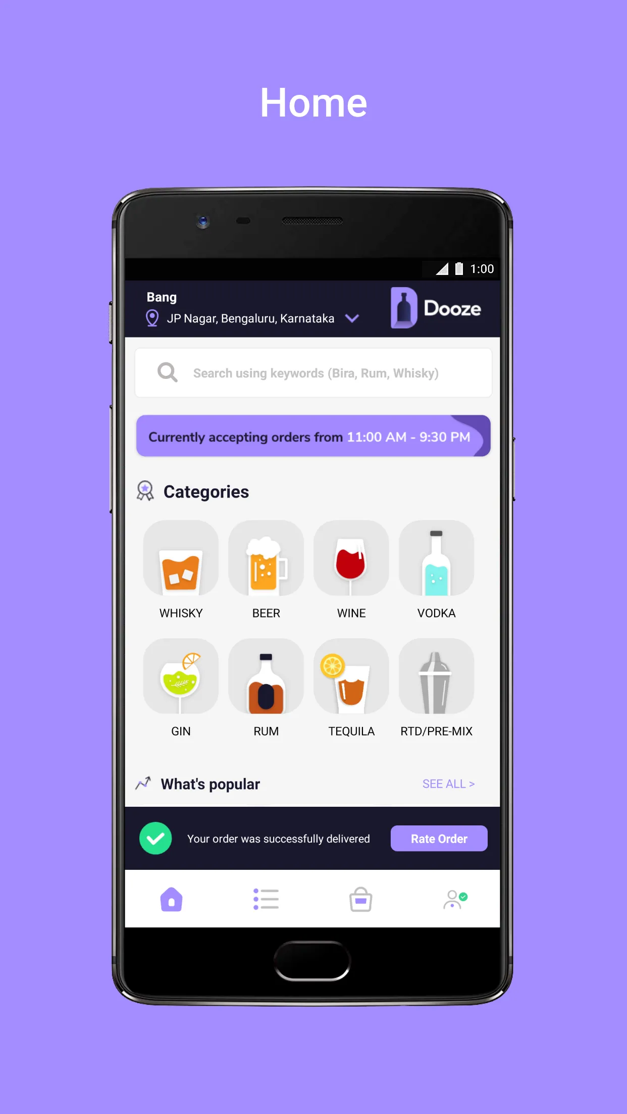 Dooze: Booze Delivered | Indus Appstore | Screenshot