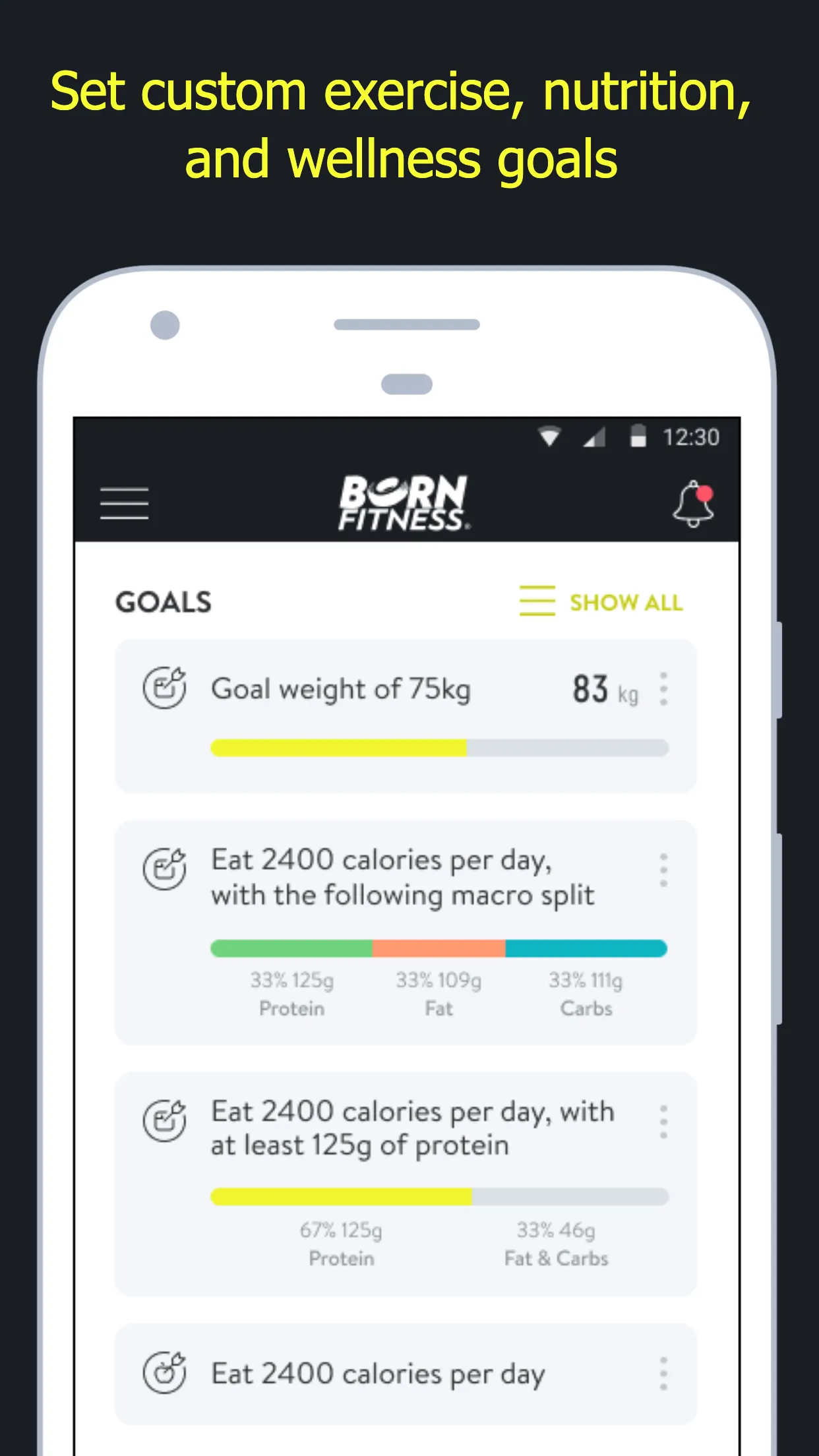 Born Fitness | Indus Appstore | Screenshot