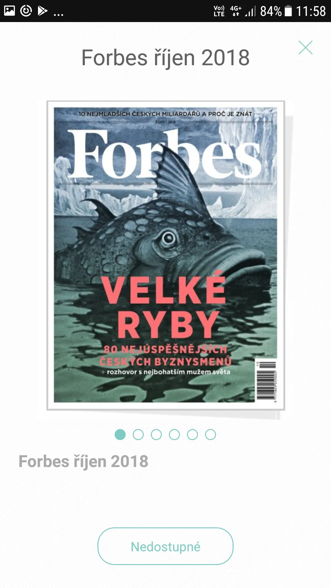 Forbes Česko 2019 | Indus Appstore | Screenshot