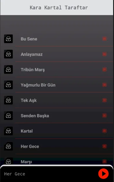 Kara Kartal Taraftar Marşları | Indus Appstore | Screenshot