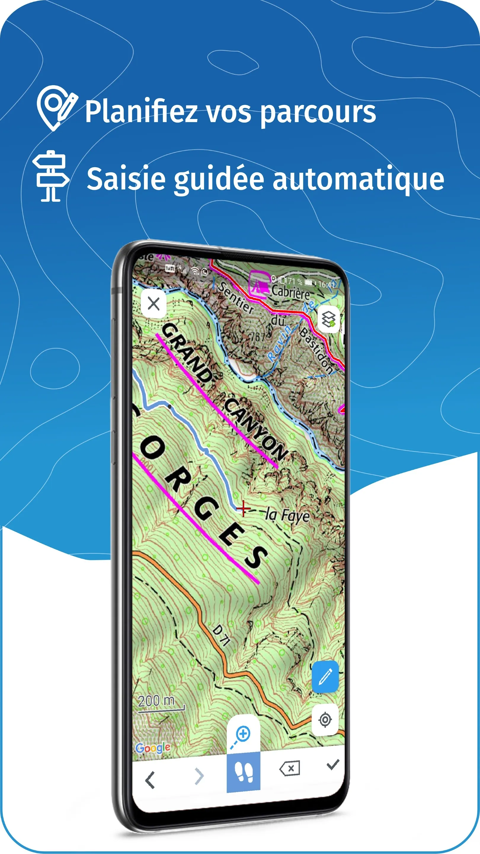 IGNrando' – France hiking maps | Indus Appstore | Screenshot