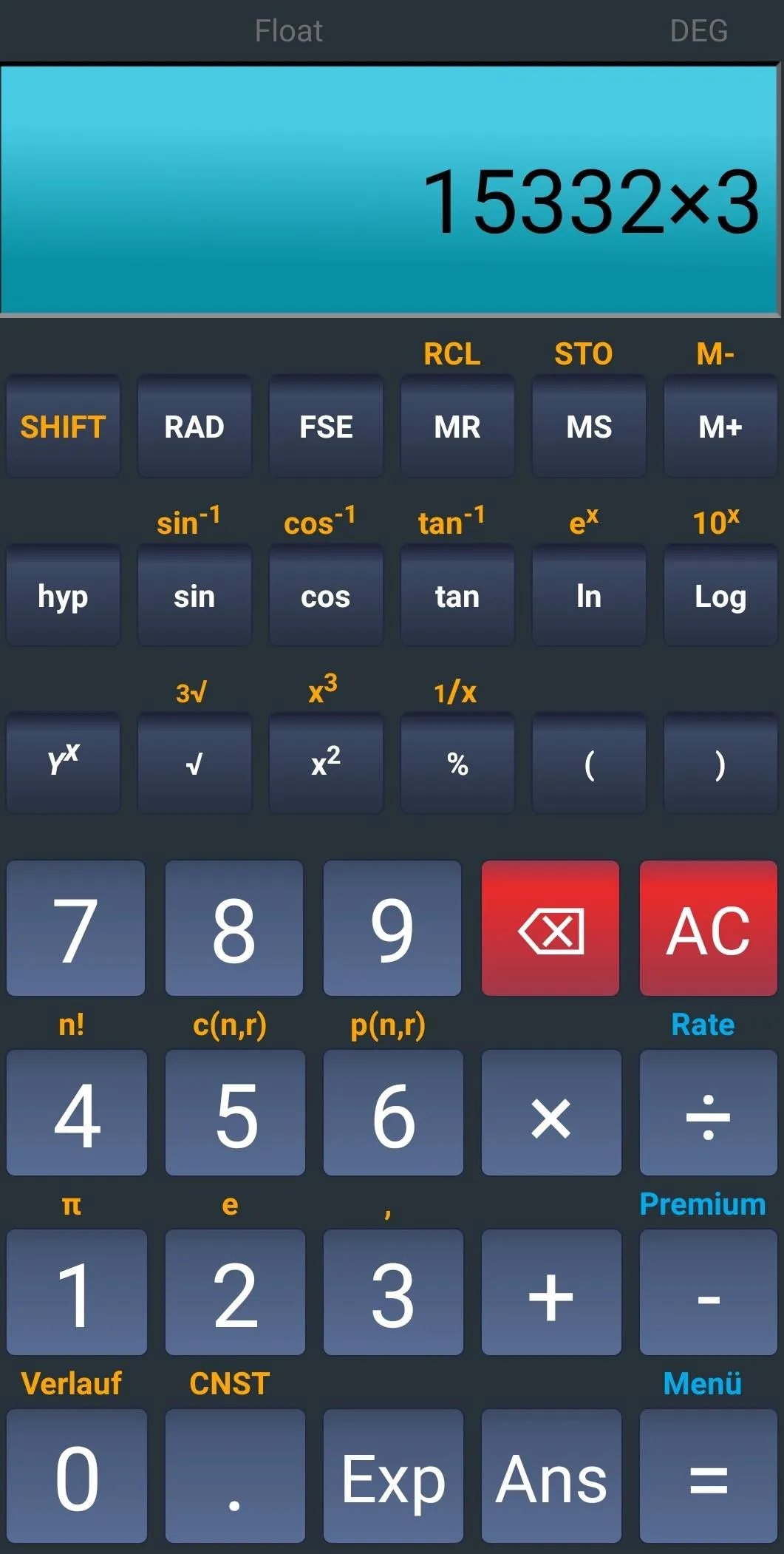 Scientific Calculator - Classi | Indus Appstore | Screenshot