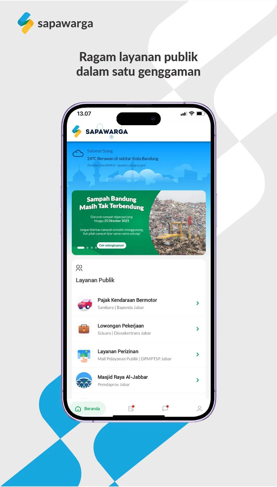 Sapawarga - Jabar Super Apps | Indus Appstore | Screenshot