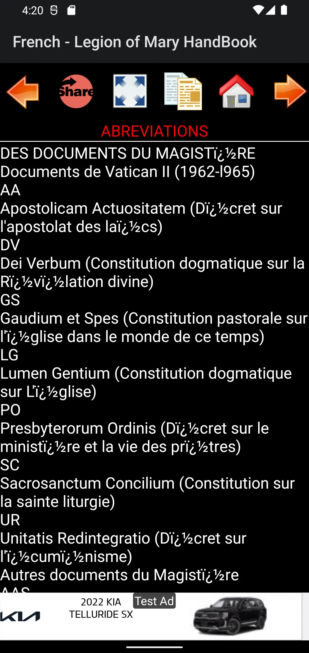 Handbook Legion of Mary-French | Indus Appstore | Screenshot