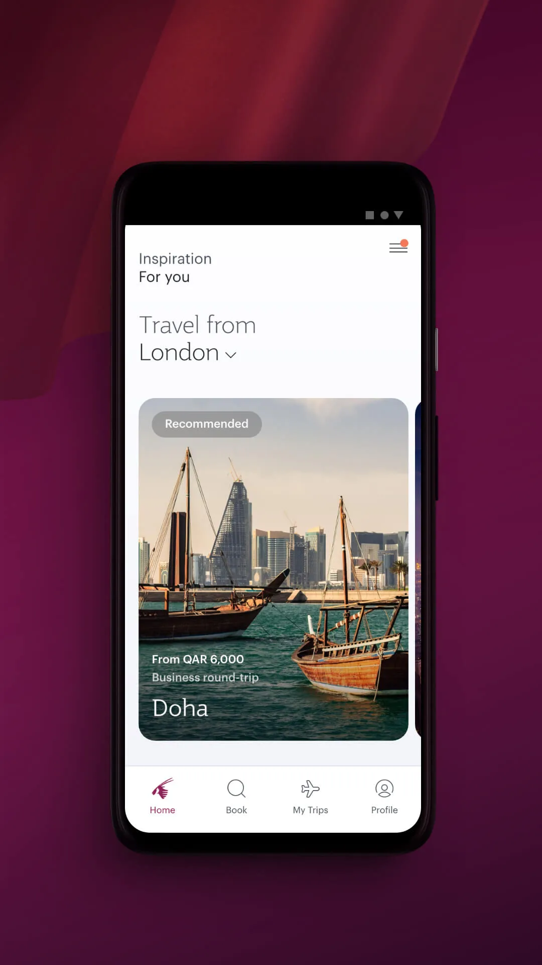 Qatar Airways | Indus Appstore | Screenshot