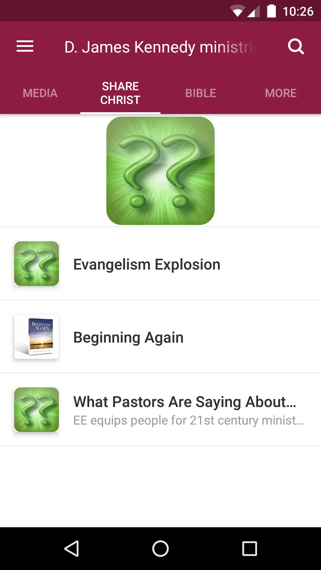 D. James Kennedy Ministries | Indus Appstore | Screenshot