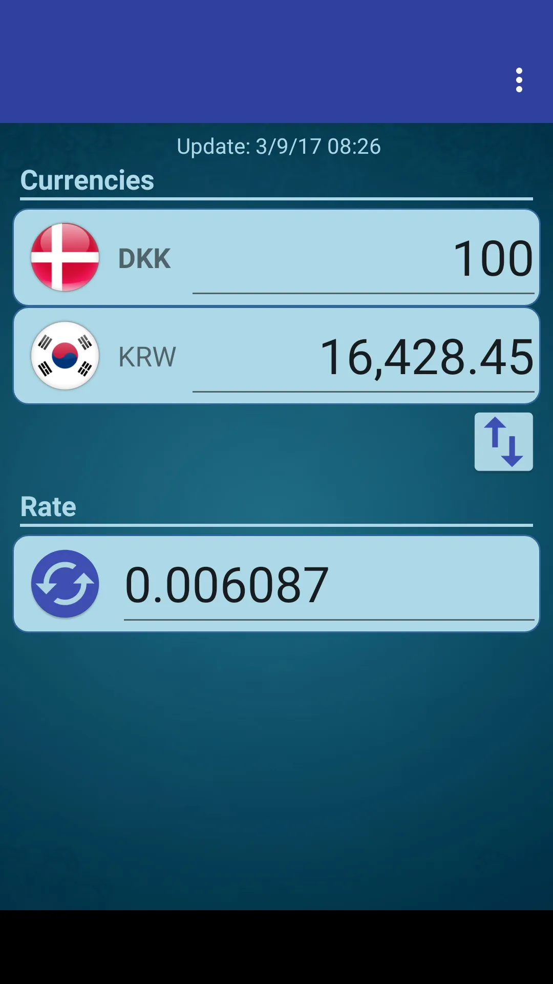 S Korea Won x Danish Krone | Indus Appstore | Screenshot